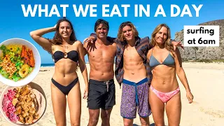 What We Eat In A Day | Healthy Surfer Family, 6am Morning Routine & a Day In The Life in Mexico