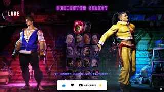 Street Fighter 6 Final Character Select Screen Layout