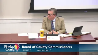 Board of County Commissioners Work Session/Agenda Briefing 5-5-22