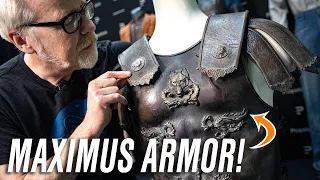 Adam Savage Meets Maximus' Gladiator Armor!