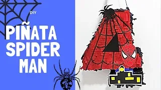 COMO HACER PIÑATA DE SPIDERMAN. FACIL. DIY