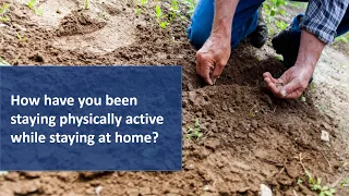 Webinar I Activities to do at home for people affected by dementia