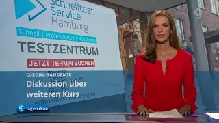 tagesschau 20:00 Uhr, 04.08.2021: Corona-Lage, Zugunglück in Tschechien, Olympia-Bronze im Ringen