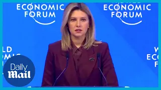 LIVE: Davos - Ukraine First Lady Olena Zelenska speech to World Economic Forum