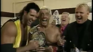 Ric Flair wins WWF Title   Celebration