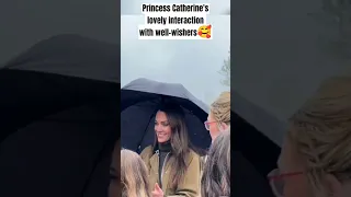 Princess Catherine's lovely interaction with well-wishers her royal engagement with  prince William