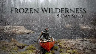 WILD WEATHER on 5-Day Solo Spring Camping Trip! -8ºC