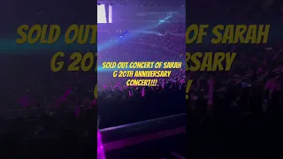 Sold out concert! SARAH GERONIMO 20th ANNIVERSARY CONCERT@SmartAranetaColiseumOfficial