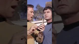 #Kirk frustrated with #Spock 🖖…and also #McCoy for having wanted him to “mellow out” #startrek #TOS