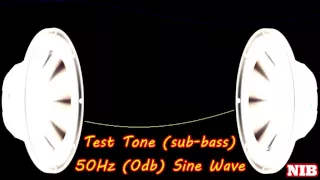 NIB - Test Tone(sub-bass) - 50Hz (0db) Sine Wave