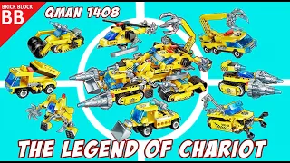 LEGO Combiner The Legend of Chariot ⚡️ Unboxing Speed Build How to make a Lego Car 8in1 Qman 1408