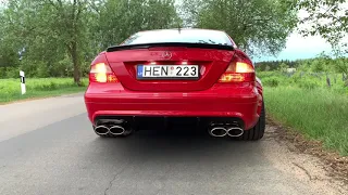 Clk500 Custom exhaust magnaflow c55 amg mufflers