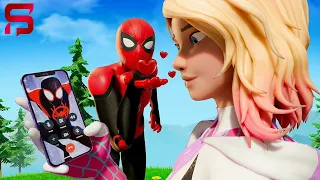 Spider-Gwen's DOUBLE LOVE LIFE.. Fortnite