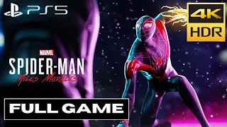 SPIDER-MAN MILES MORALES PS5 4K 60FPS HDR + Ray Tracing Gameplay  [Full Game]