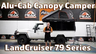 LandCruiser 79 Series conversion to Alu-Cab Canopy Camper