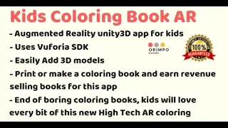 Kids Coloring AR Unity 3D App Tutorial - Part 1: Preparing the FBX Model and Images (Updated)