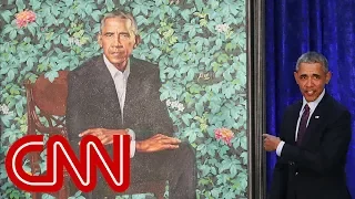 President Obama's official portrait unveiled