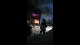 Пожар на складе на Тульском переулке
