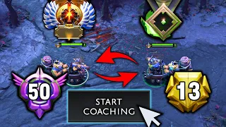 I coached a Herald Techies Became a Beast this game...