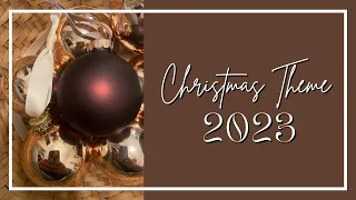 Christmas Decor Theme 2023 Bells, Bows, and Brown | TheMadelineClaire