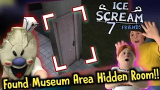 Found New Hidden Museum Area Room Whereas Upcoming In Ice Scream 7 || Ice Scream 7 Secrets