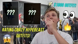 RATING BEST HYPEBEAST OUTFITS FROM MY SUBSCRIBERS 1 TO 10!! (Supreme, Off White, Jordan)