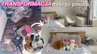 TRANSFORMACJA MOJEGO POKOJU + Room Tour:  przemeblowanie, sprzątanie, dekorowanie itp.