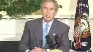 President George W. Bush Says "Bring 'em on"