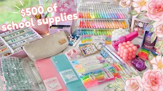 Huge school supplies haul ✨ stationery giveaway 2023