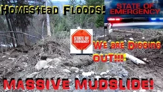 CATASTROPHIC MUD SLIDE TAKES OUT MOUNTAIN NARROWLY MISSES OUT HOUSE!!!!!