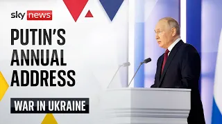 'They started the war' - Putin's annual address to the nation