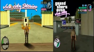 GTA VICE CITY VS GTA VICE CITY STORIES ► СРАВНЕНИЕ КАРТЫ