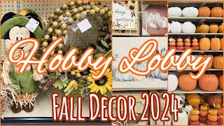 HOBBY LOBBY FALL DECOR 2024 SHOP WITH ME NEW FINDS!