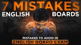 7 HUGE MISTAKES to Avoid in English and Hindi Board Exams