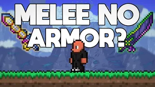 Is It Hard to Beat Terraria With No Armor Using Melee?