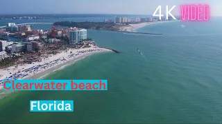 Clearwater beach drone video