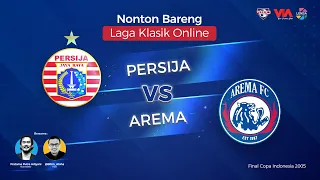 LAGA KLASIK ONLINE PERSIJA VS AREMA, KAMIS 30 SEPTEMBER 2021 JAM 15.30 WIB LIVE di YT LENSA OLAHRAGA