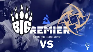 CSGO   BIG vs  NIP   GROUP FINAL BLAST Premier Spring Groups 2021 Map 1 Vertigo