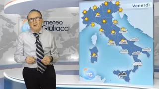 Previsioni meteo per venerdì 10 febbraio. Meno freddo e maltempo