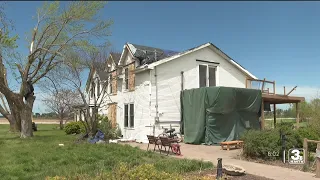 Waterloo homeowner faces troubles getting power back on after tornadoes