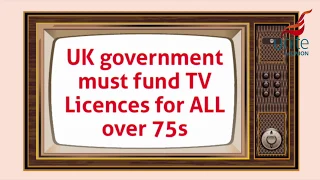 Reinstate free TV licences for the over 75s