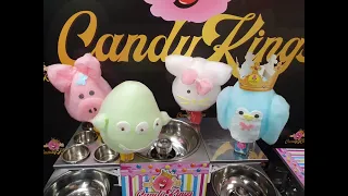 Фигурная сахарная вата на аппарате Candyman от Candykings