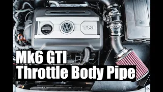 Mk6 GTI ARM Motorsports Throttle Body Pipe Install!