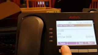 Avaya IP office visual embedded voicemail using a 9500 phone (Part 2)