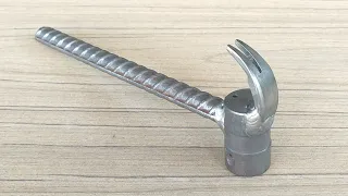 welder makes hammer from scrap materials | DIY tools