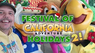 MORE Disney's Festival of Holidays at California Adventure | Food and shows!