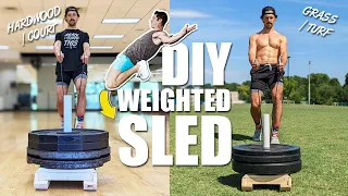 DIY Knees Over Toes Guy Sled - How to Make Weighted Sled for Kneesovertoesguy Exercises