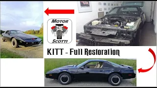 Knight Rider KITT Firebird Trans Am - Full restoration (ft. Marvel83')