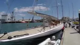 J Class in Pendennis Marina June 2015