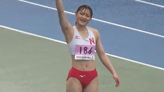 乙津美月 日本女子体育大学 日本学生陸上個人2022 女子走幅跳